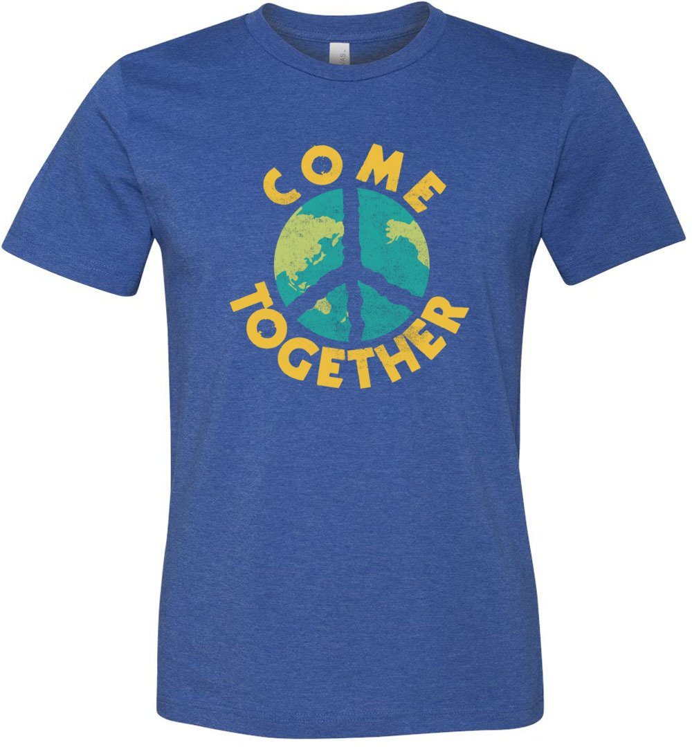 Come Together T-shirts Heyjude Shoppe Unisex T-Shirt Heather True Royal XS