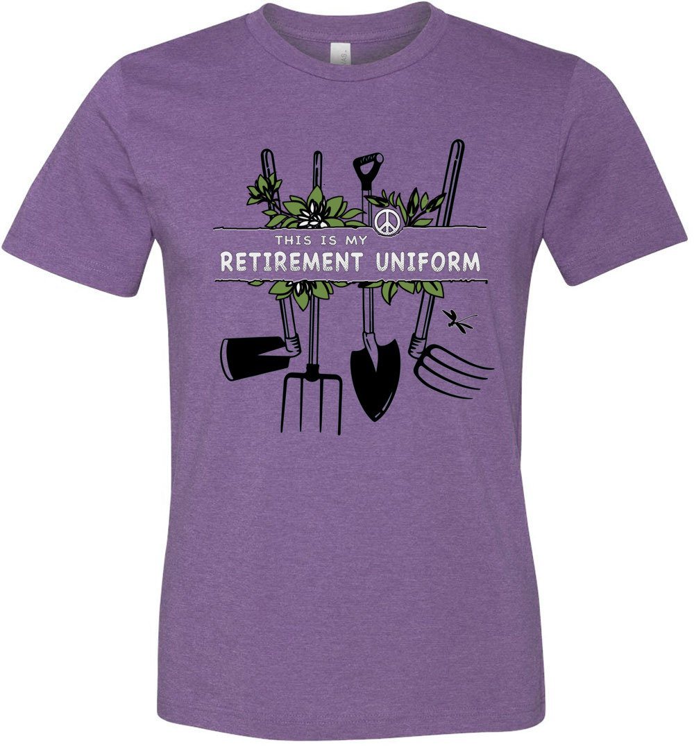 Funny Gardening T-shirts Heyjude Shoppe Unisex T-Shirt Heather Team Purple XS