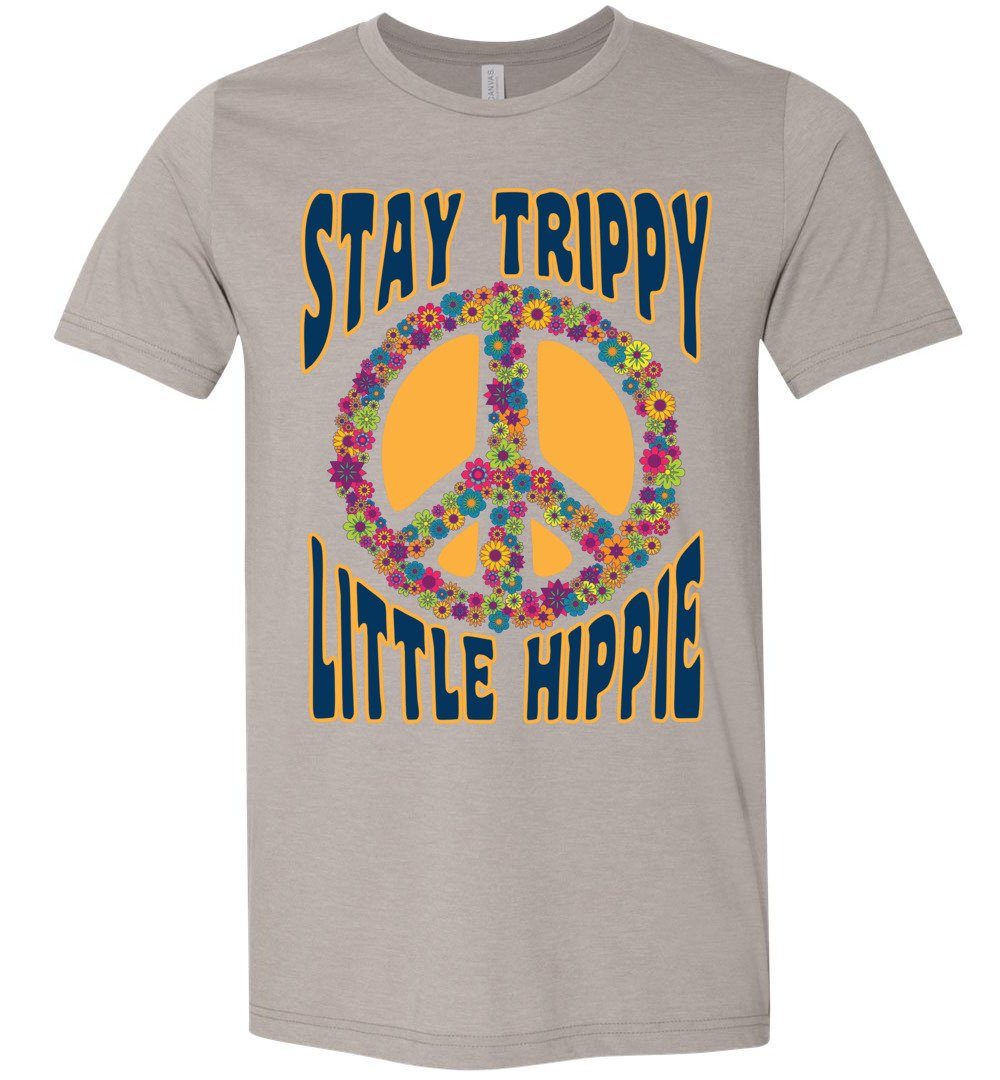 Stay Trippy T-shirts Heyjude Shoppe Unisex T-Shirt Heather Stone XS