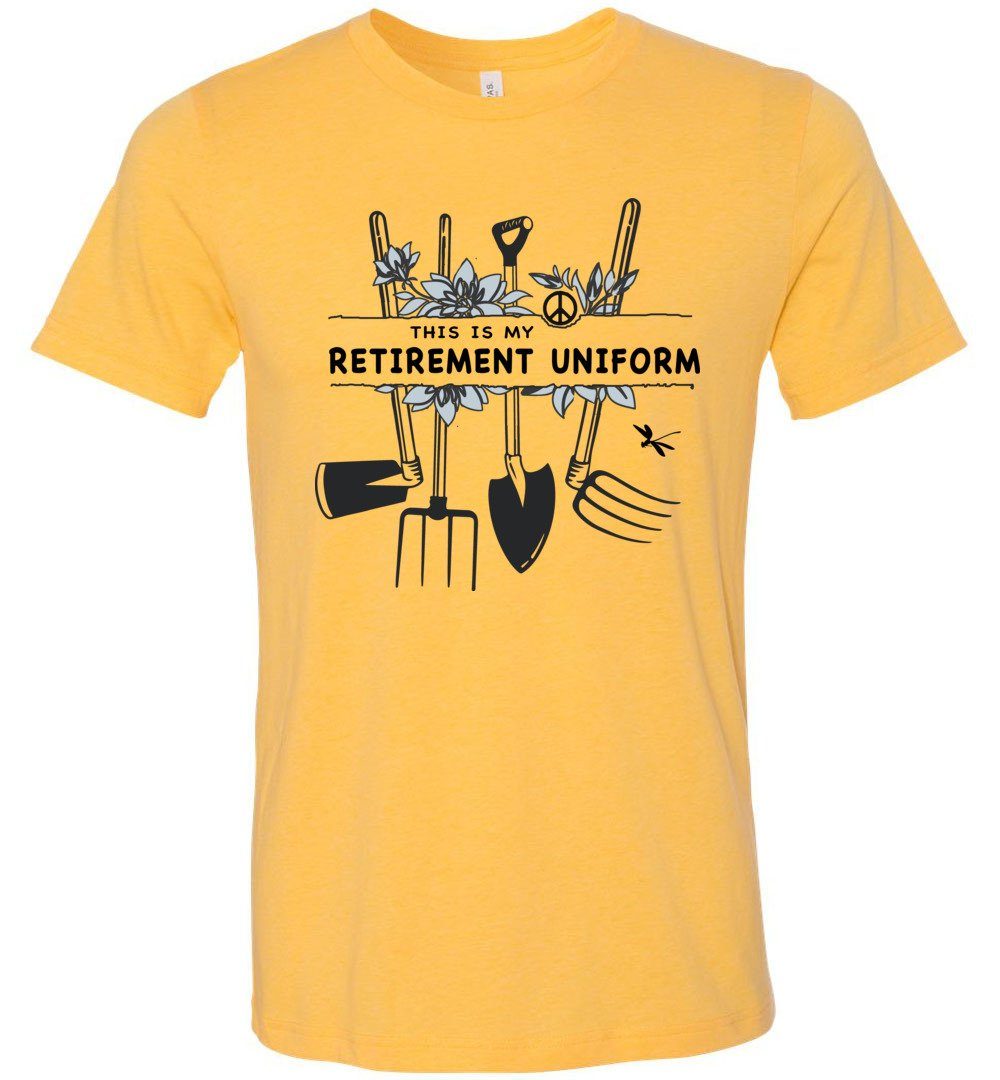 Funny T-shirts for Gardeners, unisex T-Shirt / Heather Yellow Gold / S
