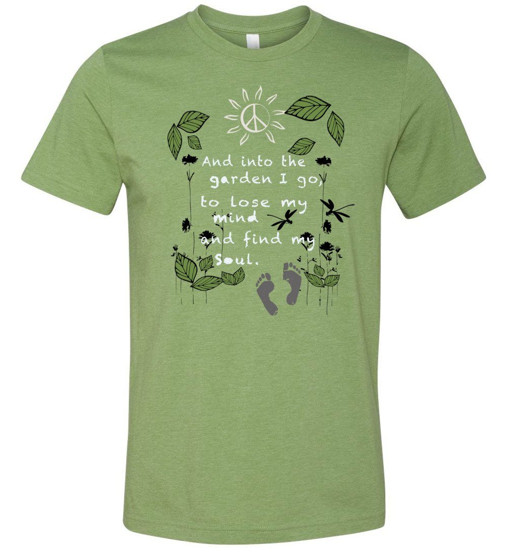 Into The Garden T-Shirts Heyjude Shoppe Unisex T-Shirt Heather Green XS