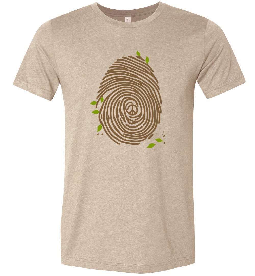 Nature Figure Print - Earth Day T-shirts Heyjude Shoppe Unisex T-Shirt Heather Tan S