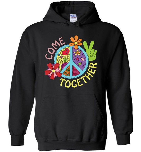 Come Together Heavy Blend Hoodie Heyjude Shoppe Black S 