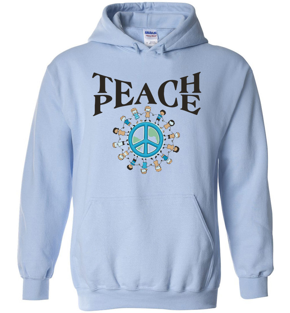 Teach Peace - Heavy Blend Hoodie