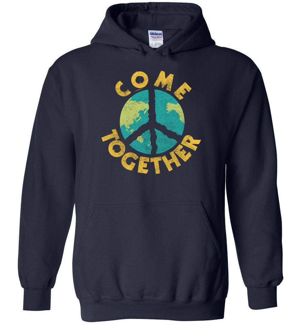 COME TOGETHER HEAVY BLEND HOODIE Heyjude Shoppe Navy S 