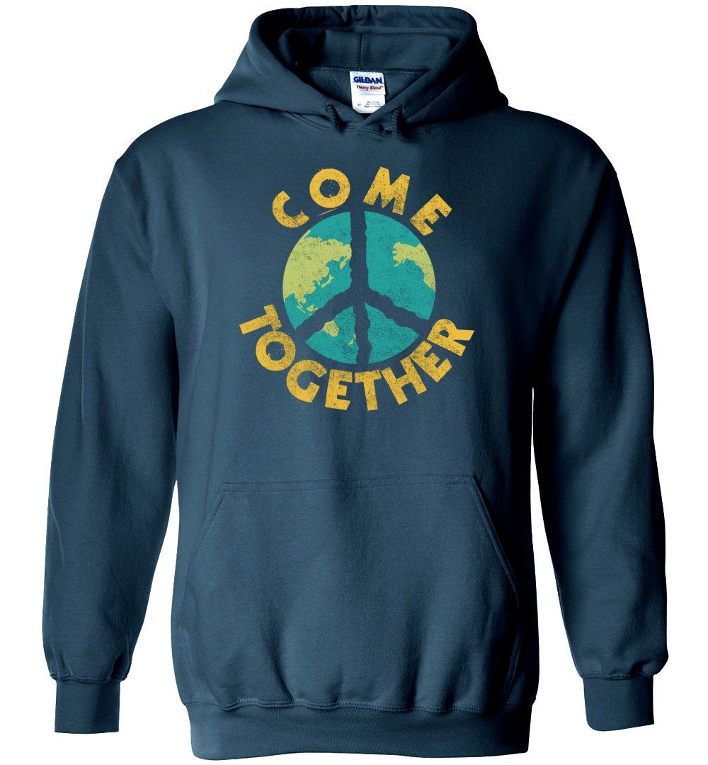 COME TOGETHER HEAVY BLEND HOODIE Heyjude Shoppe Legion Blue S 