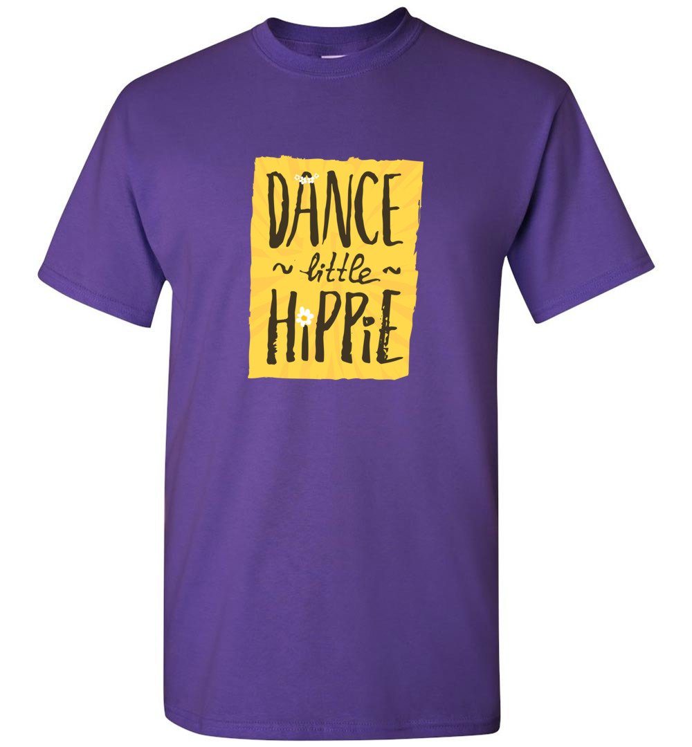 Dance Little Hippie Youth T-Shirts Heyjude Shoppe Unisex T-Shirt Purple Youth XS