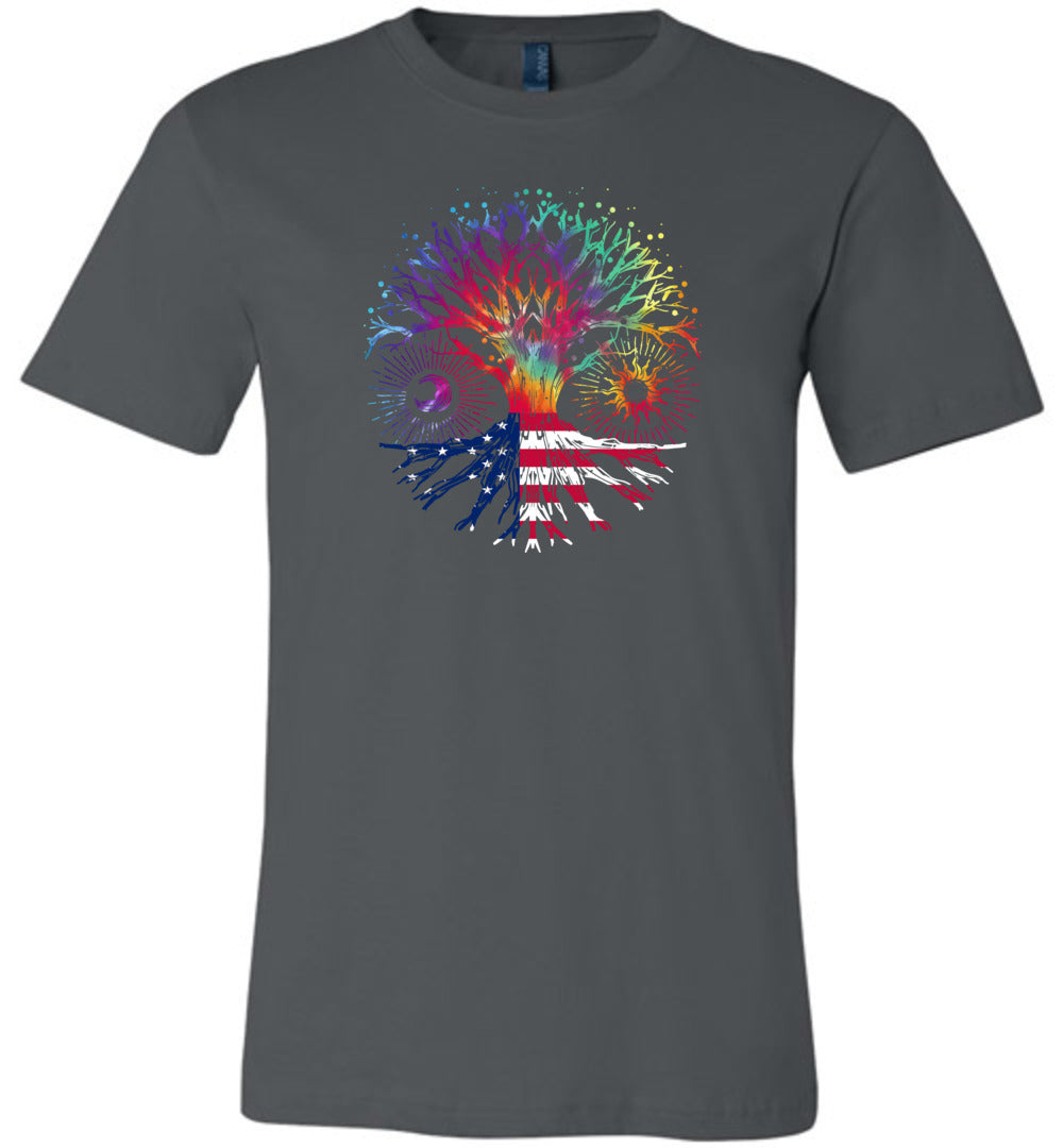 American Tie Dye - Tree of Life Unisex T-Shirt