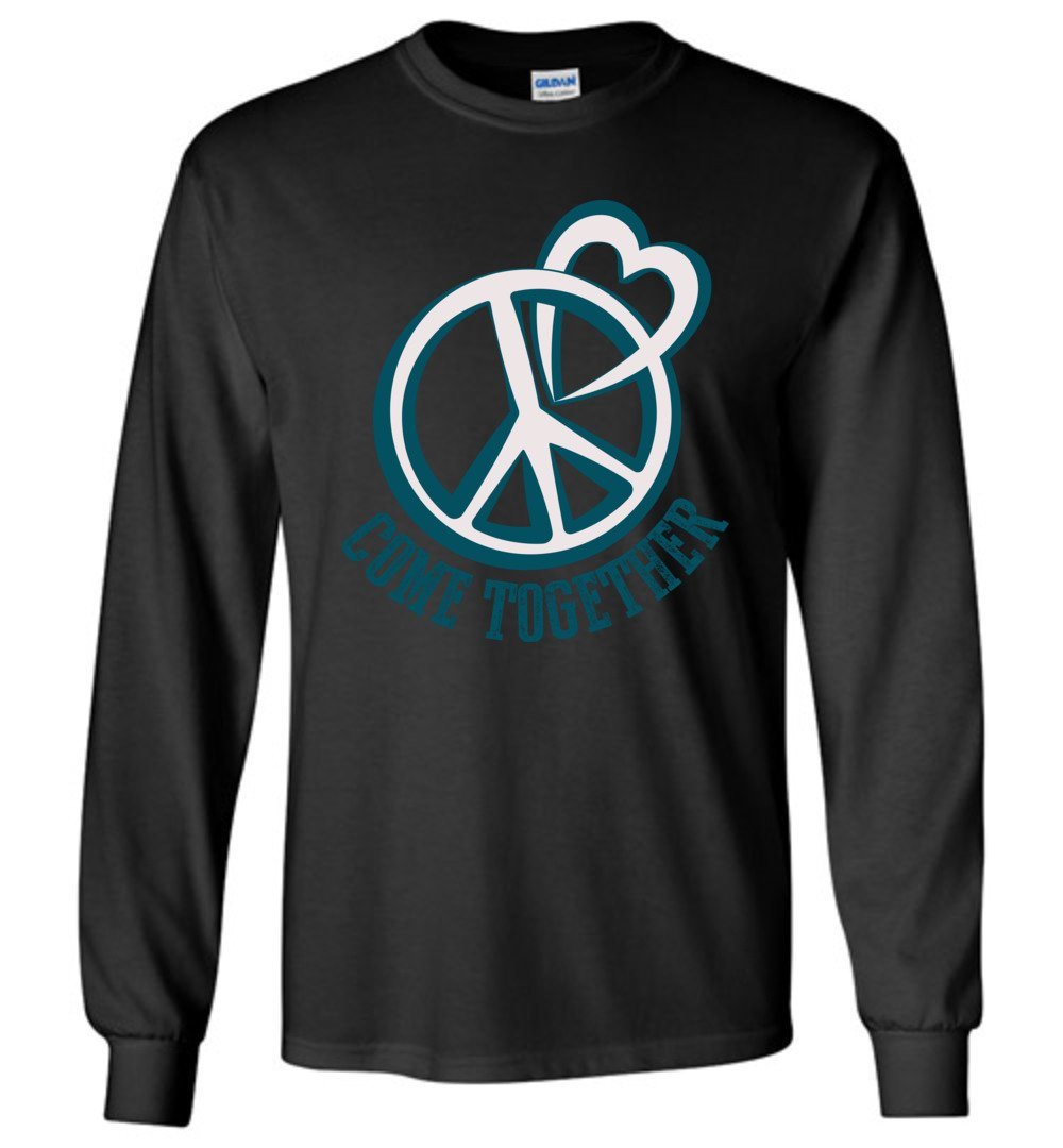 Come Together Long Sleeve T-Shirts Heyjude Shoppe Black S 
