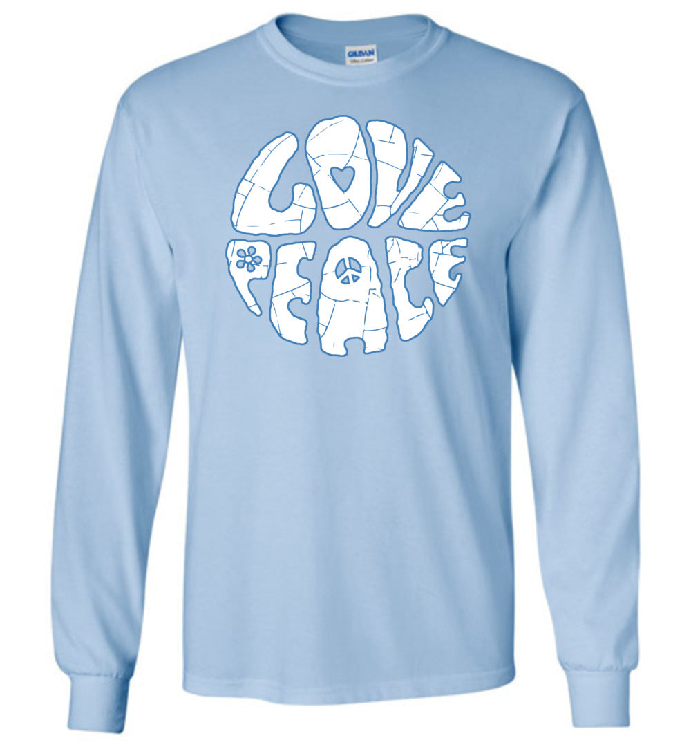 Peace And Love Long Sleeve T-Shirts
