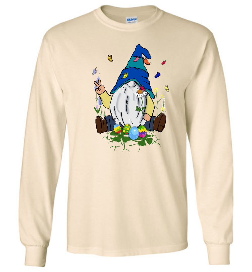 Gnome butterflies Long Sleeve T-Shirt