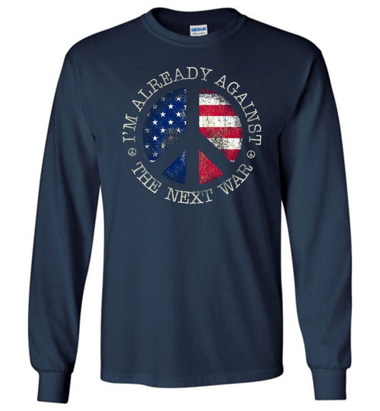 I'm Already Against The next War Heyjude Shoppe Navy S 