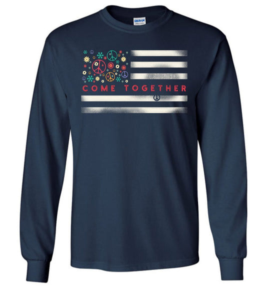 Come Together Featured T-Shirts Heyjude Shoppe Long Sleeve Tee Navy S