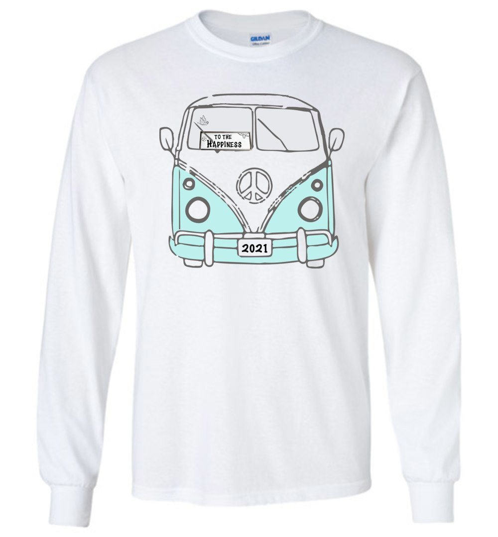 2021 - To The Happiness - Long Sleeve T-Shirts Heyjude Shoppe 