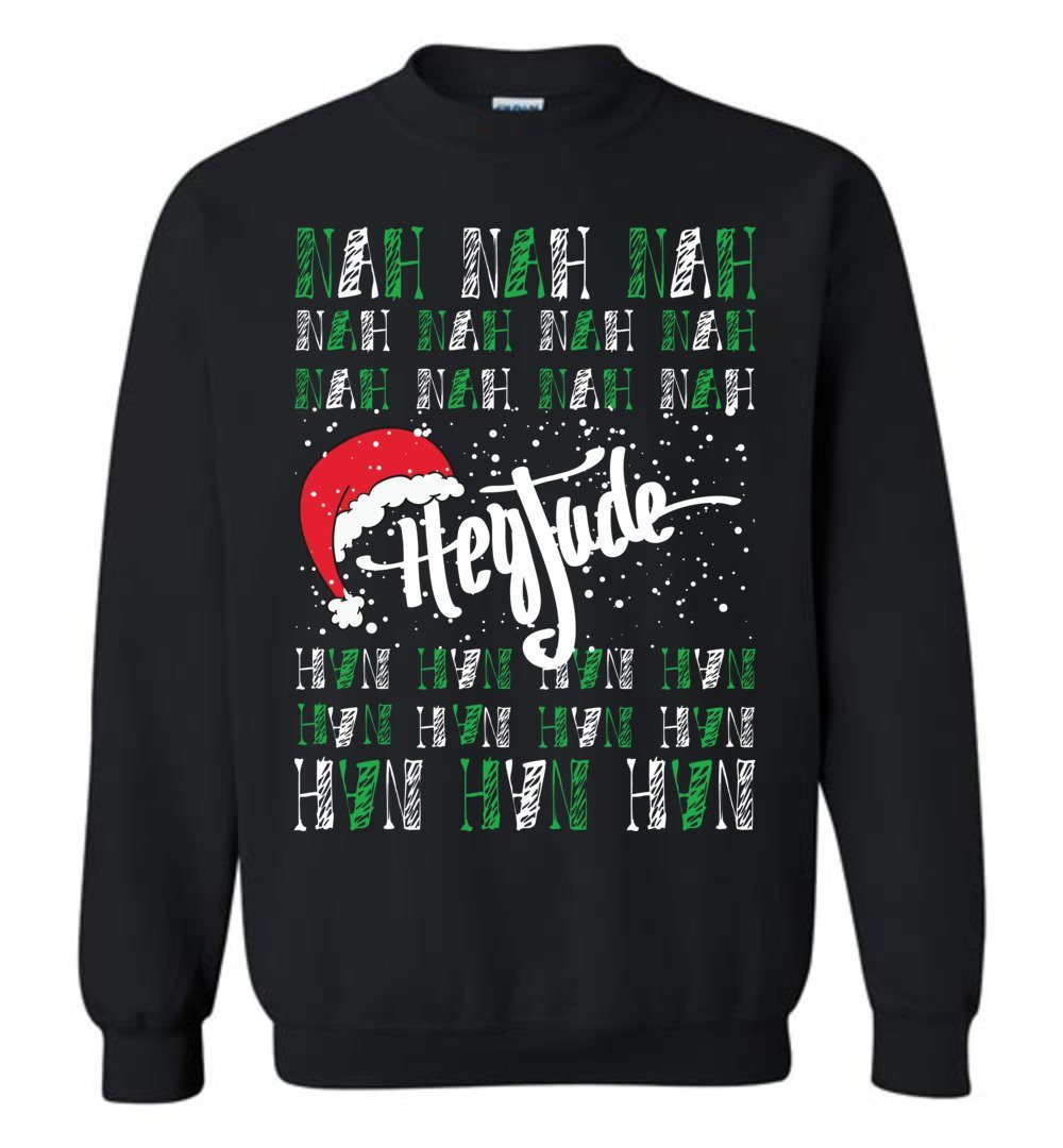 Hey Jude Christmas Heyjude Shoppe Sweatshirt Black S