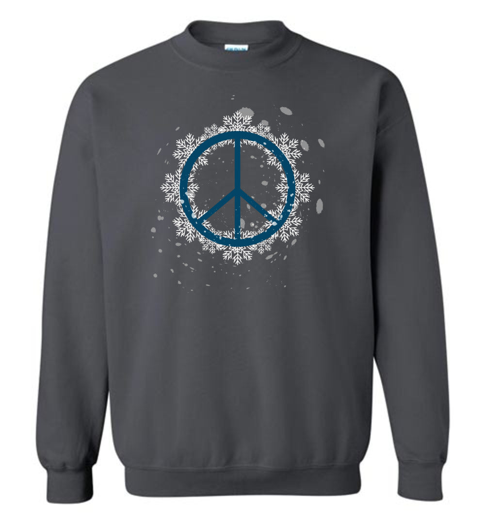 Snow Peace Sign Sweatshirt