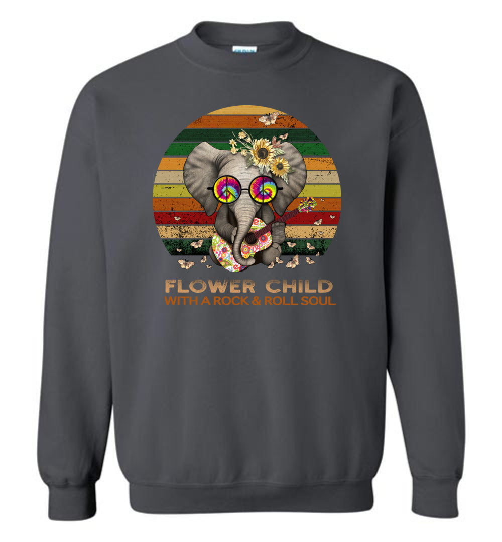 Hippie - Rock n Roll Soul Crewneck Sweatshirt