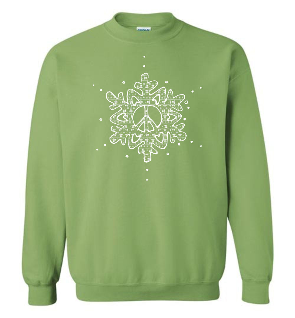 Peace Love Snowflake Sweatshirt