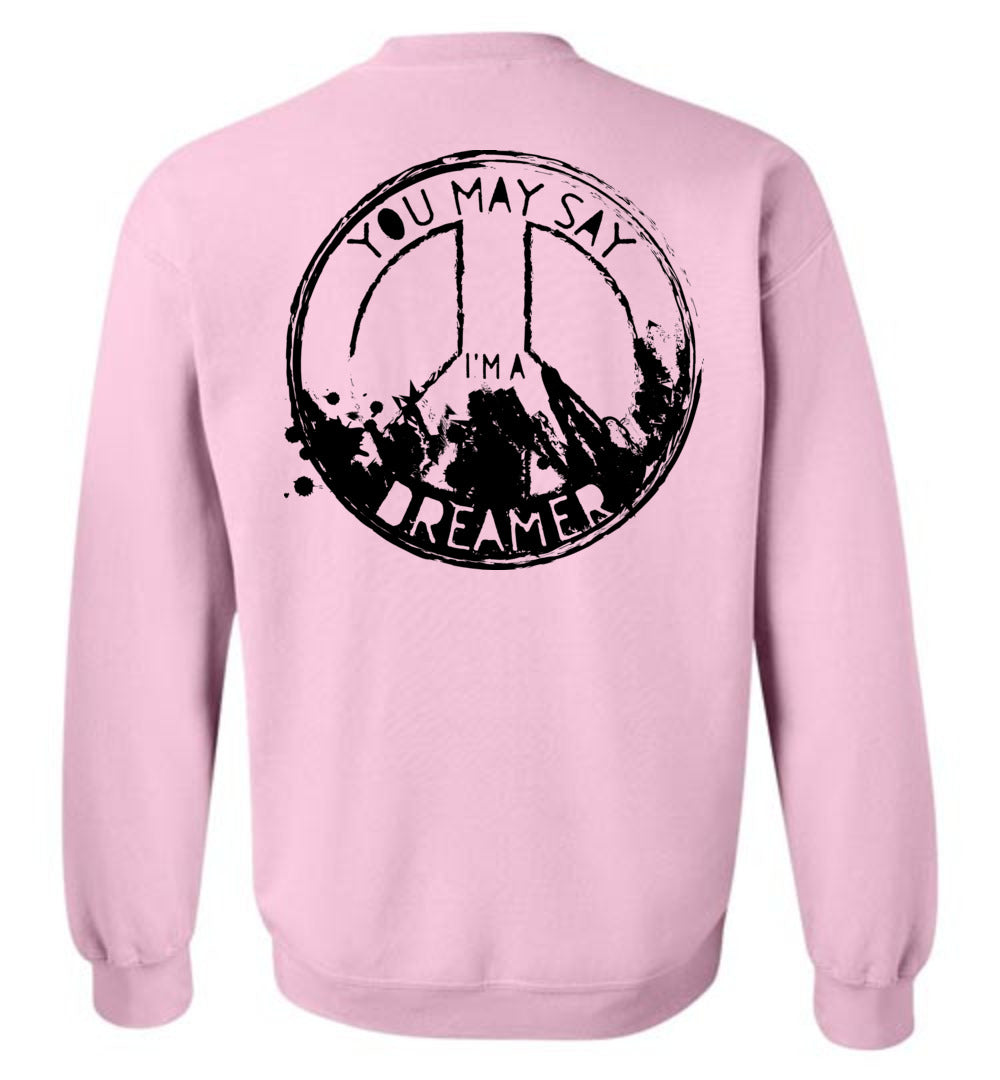 Peace Dreamer - Back Printed Sweatshirts