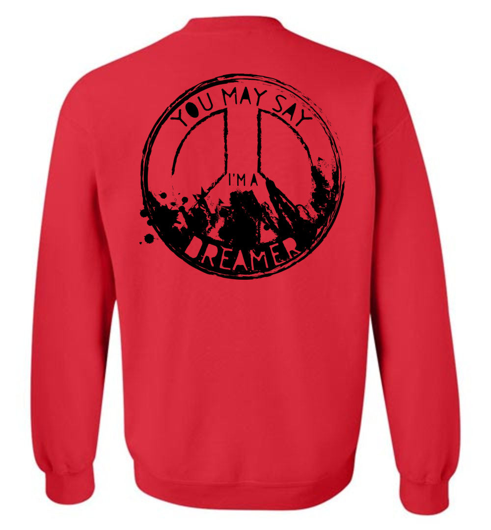 Peace Dreamer - Back Printed Sweatshirts