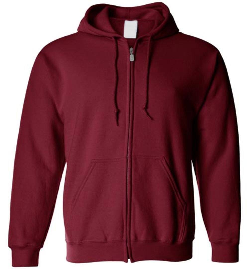 zip hoodie mockup Heyjude Shoppe Cardinal Red S 
