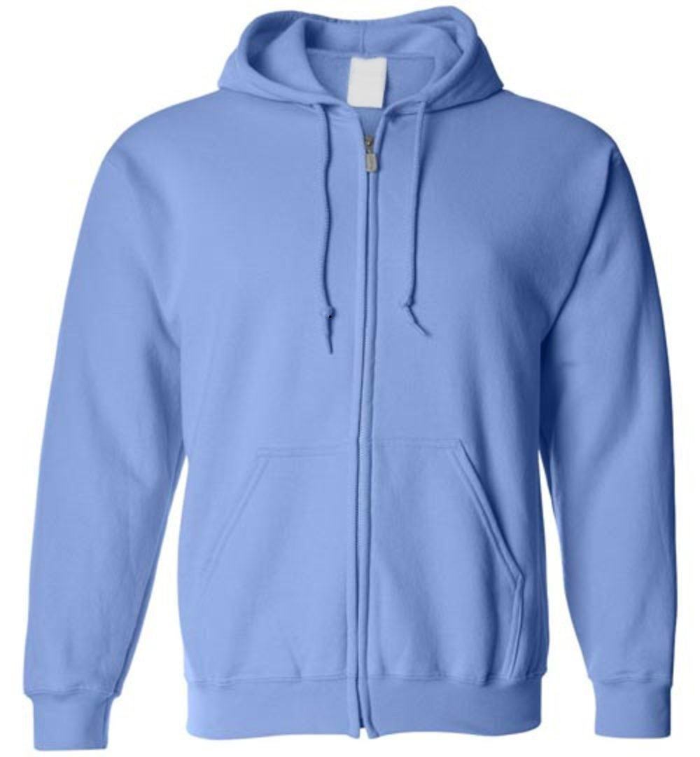 zip hoodie mockup Heyjude Shoppe Carolina Blue S 