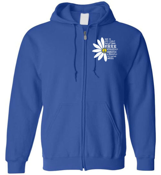 Sunflower- Wild Free - Zip Hoodie