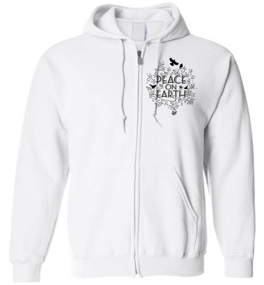 Peace On Earth - Zip Hoodie