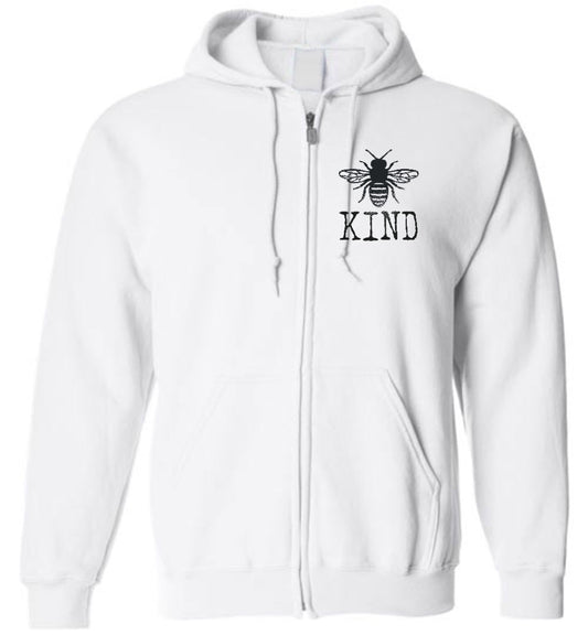 Bee Kind - Zip Hoodie