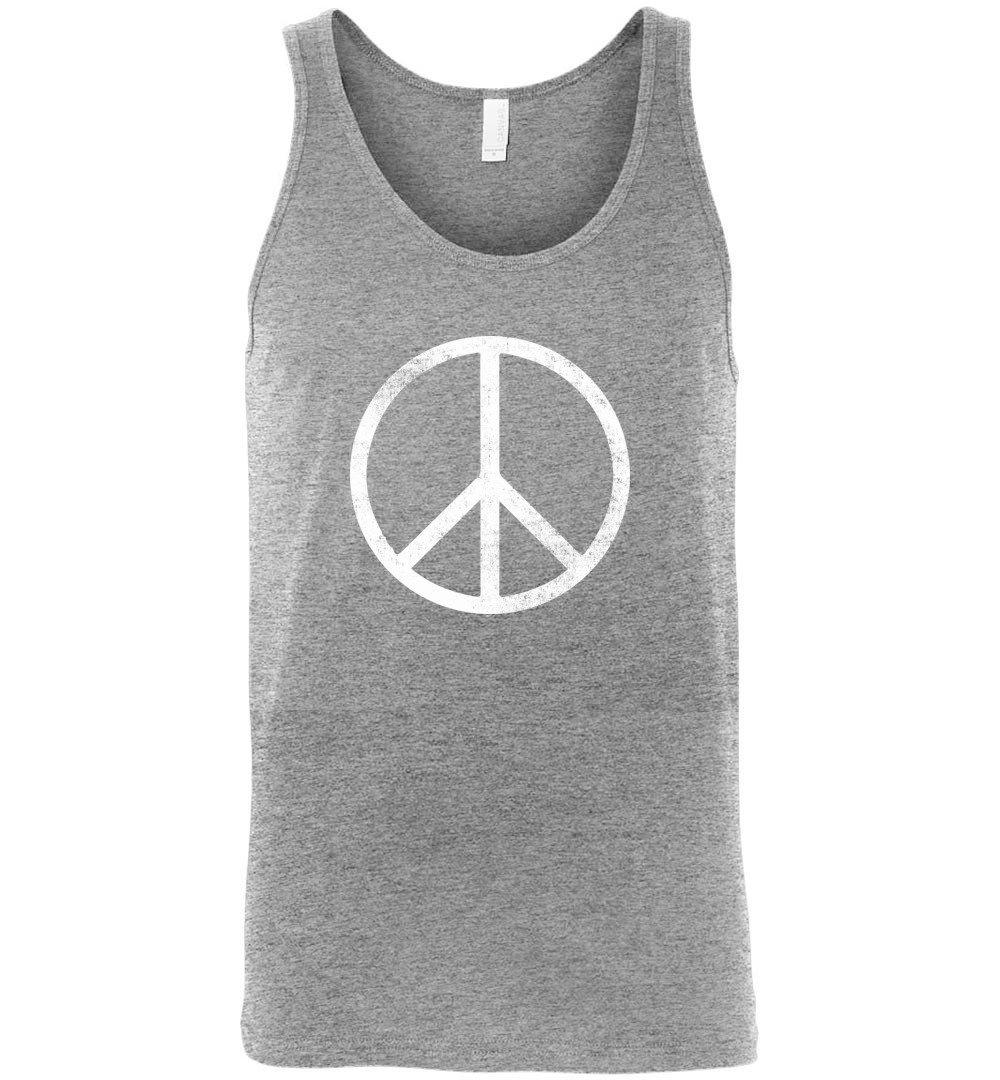 Peace On Earth Tank Heyjude Shoppe Men's/unisex tank Athletic Heather S