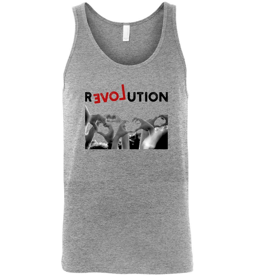 Revolution Of Love - Tank Heyjude Shoppe Men's/unisex tank Athletic Heather S