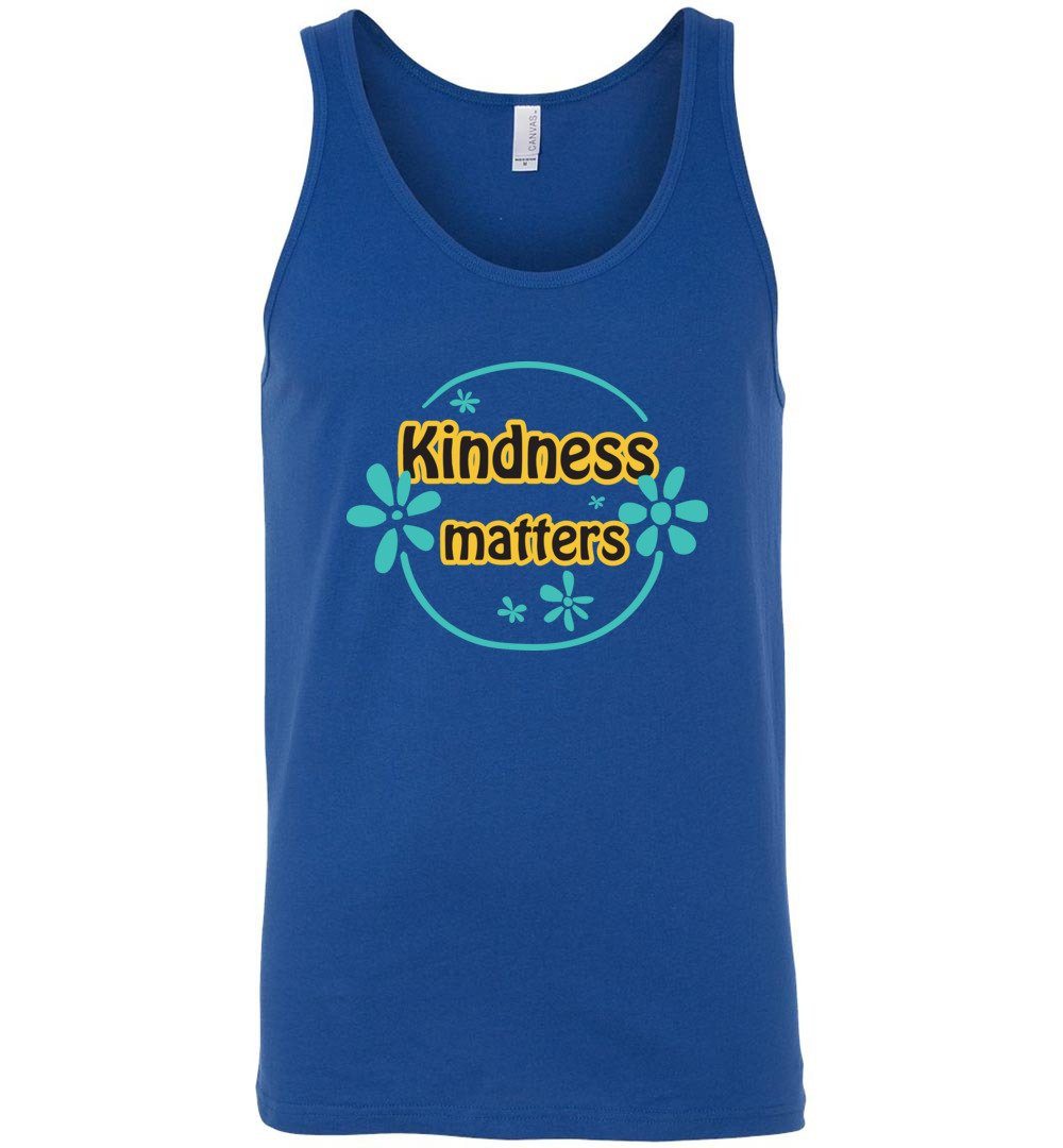 Kindness Matters Tank Heyjude Shoppe Men's/unisex tank True Royal S