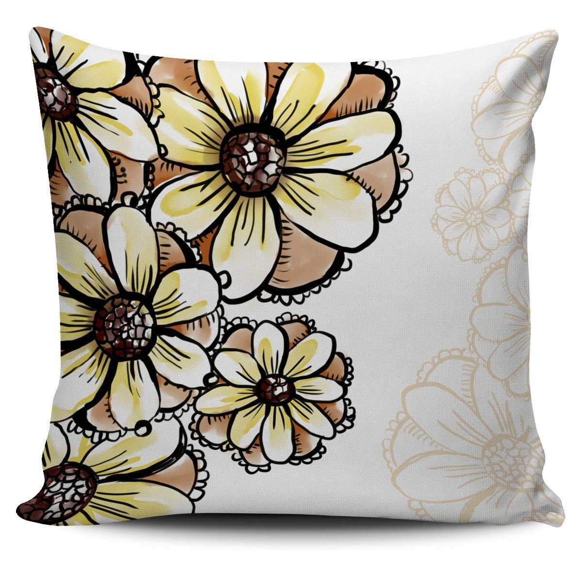 Boho Floral Pillow Cover Gift Heyjude Shoppe 
