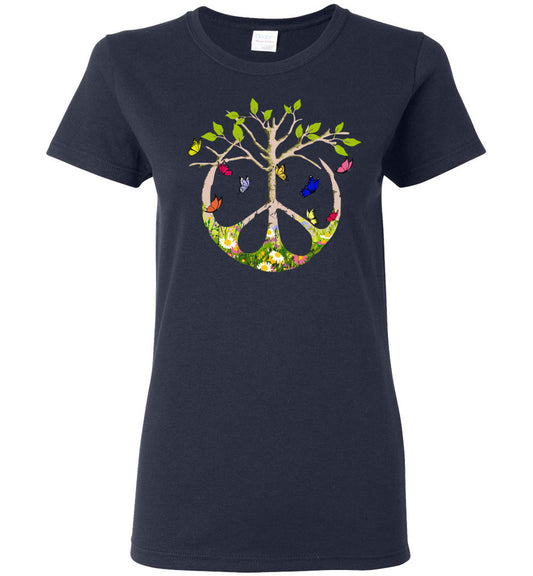 Spring Peace Tree Short-Sleeve