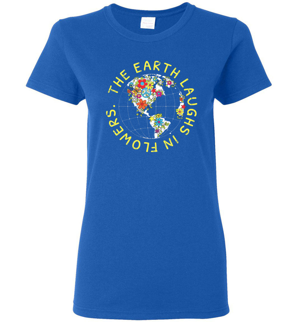 The Earth Laughs In Flowers Short-Sleeve