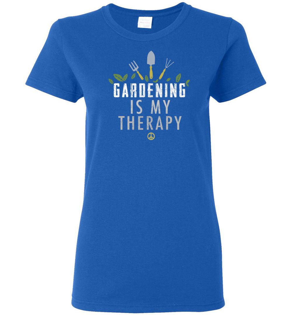 Gardening is my therapy Short-Sleeve