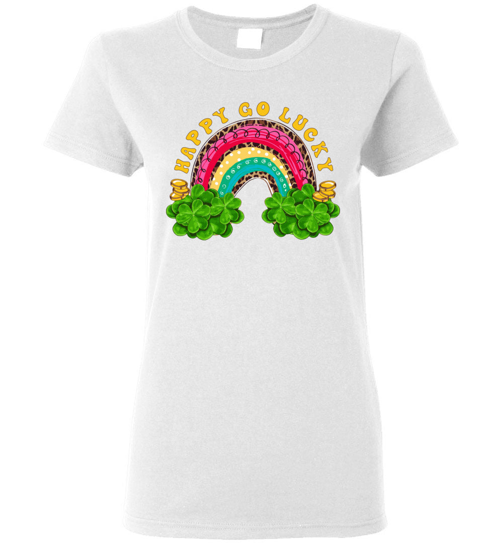 Happy Go Lucky Rainbow Short-Sleeve T-Shirt