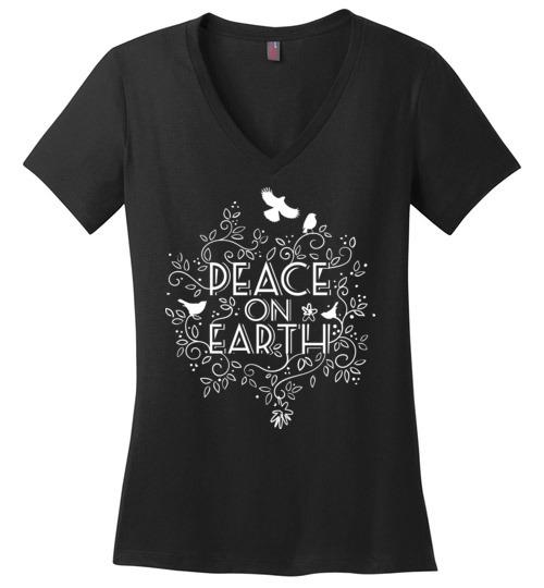 One Peace One Love One Earth Heyjude Shoppe Black S 