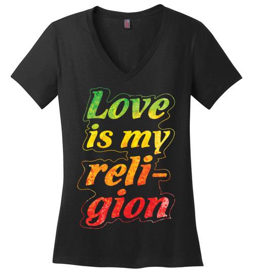 Love Is My Religion Heyjude Shoppe Black XS 