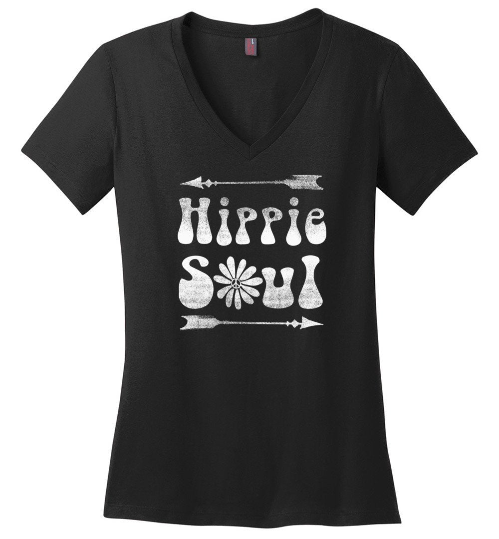 Hippie Soul Vneck Heyjude Shoppe Black XS 