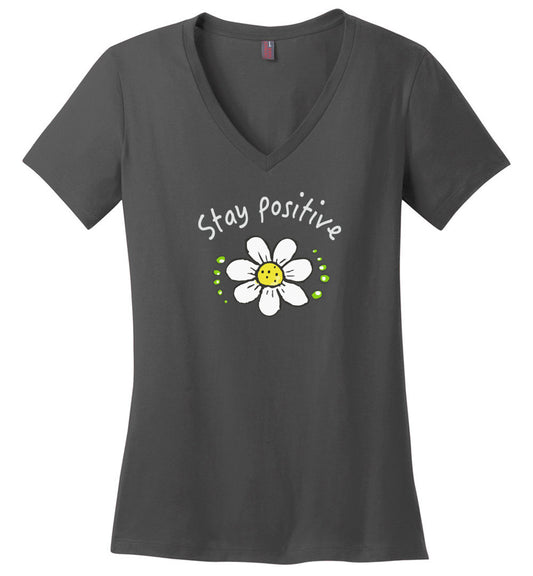 Stay Positive V-neck
