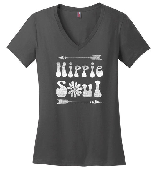 Hippie Soul Vneck Heyjude Shoppe Charcoal XS 
