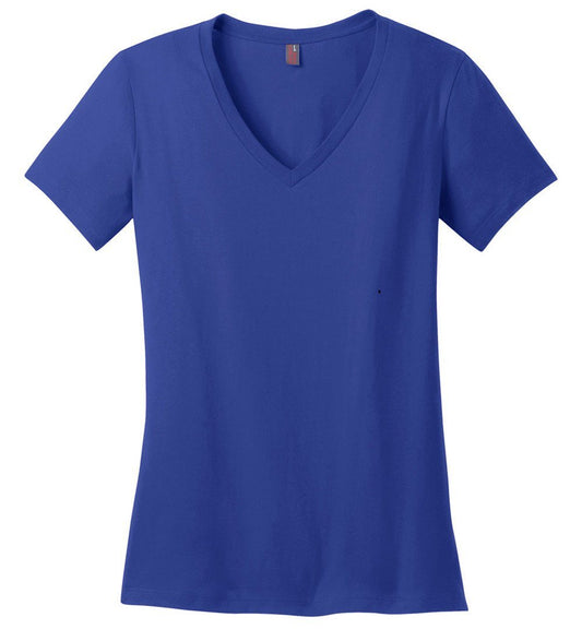 front mockup Vneck Heyjude Shoppe Deep Royal XS 