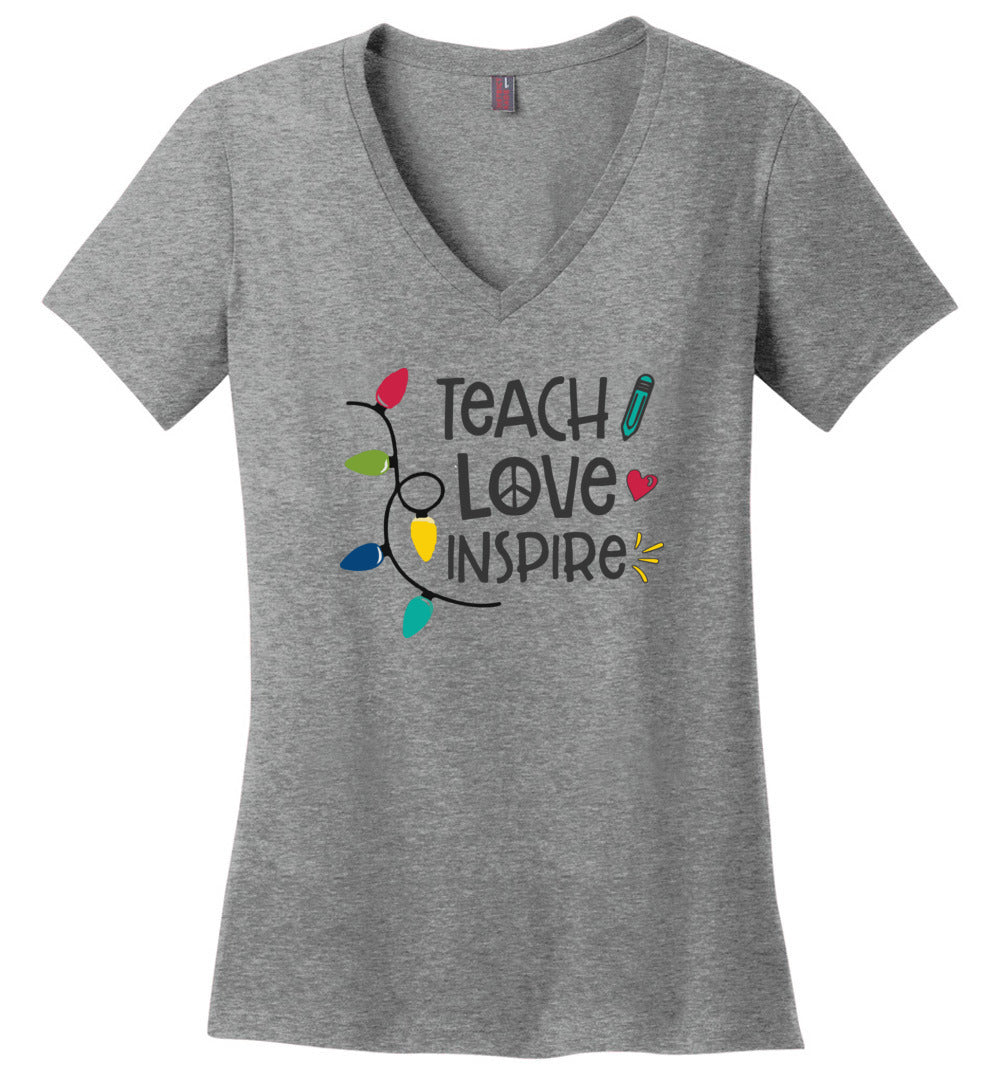 Teach Love Inspire V-Neck