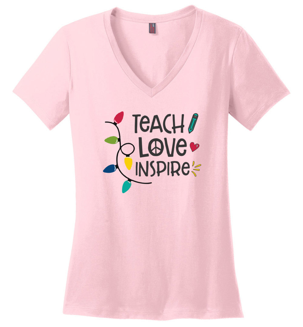 Teach Love Inspire V-Neck