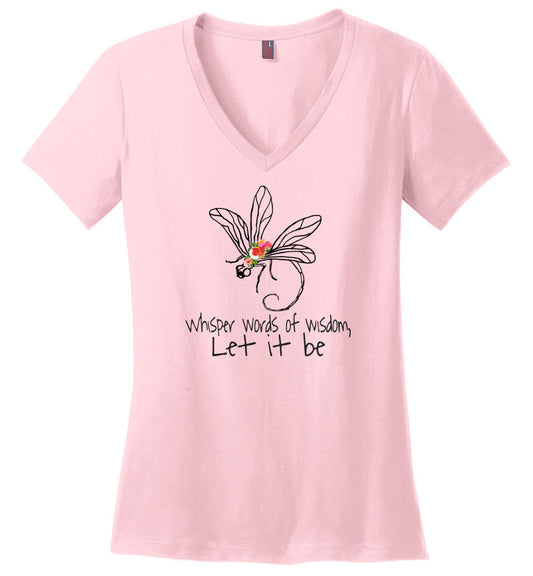 Let It Be Dragonfly V-necks