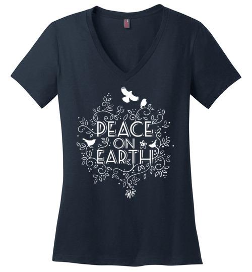 One Peace One Love One Earth Heyjude Shoppe Navy S 