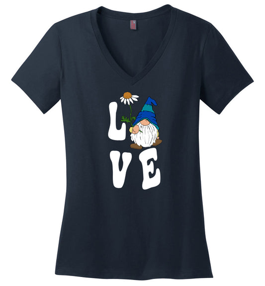 Love Gnomie V-neck