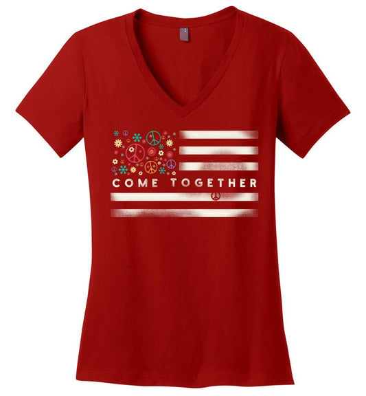 Come Together Holiday Vneck Heyjude Shoppe Red XS 