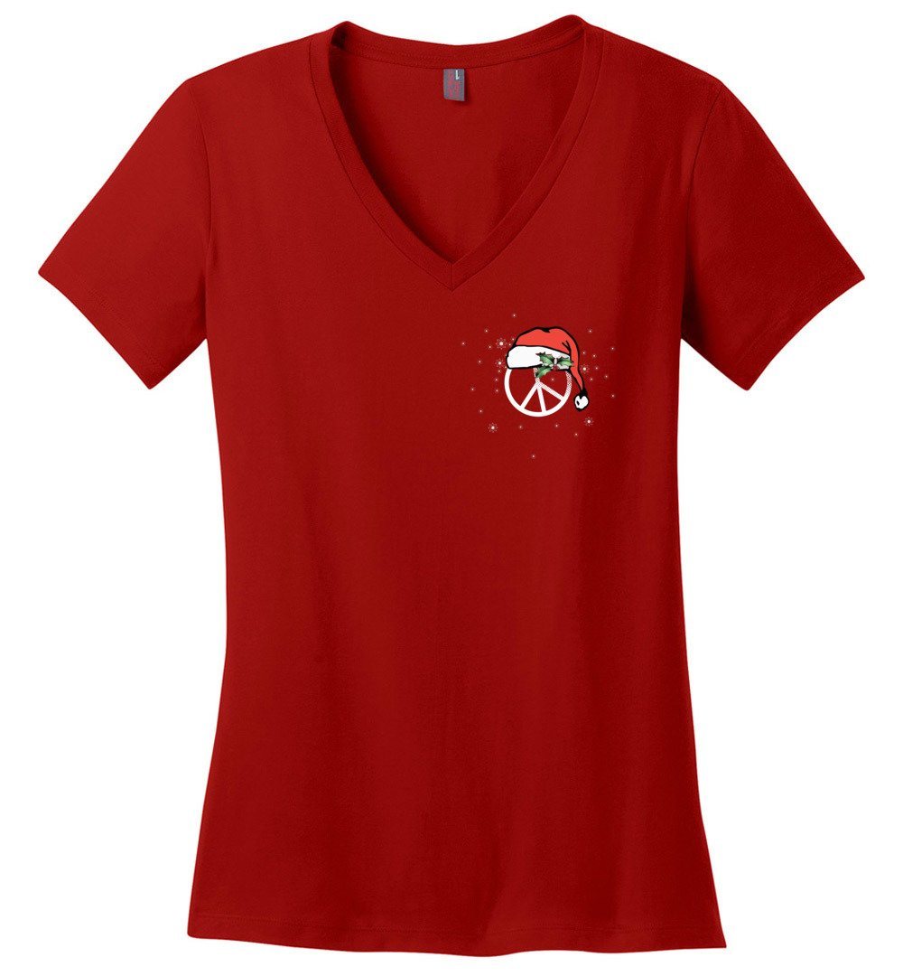 2020 Holiday Vneck Heyjude Shoppe Red XS 